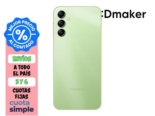 CELULAR SAMSUNG GALAXY A14 5G 128GB 4GB RAM VERDE CLARO 6.6 PULGADAS