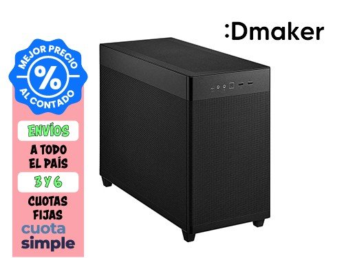 GABINETE ASUS PRIME AP201 MICRO ATX CASE MESH NEGRO 33LT 