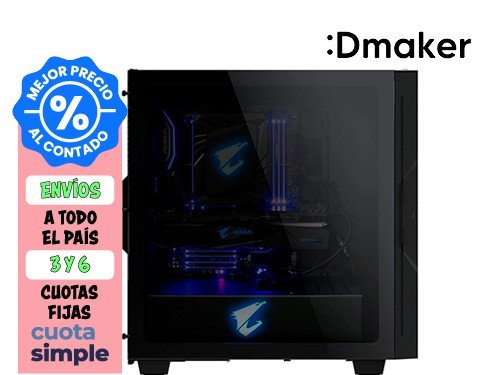 GABINETE GIGABYTE AORUS AC300G CON VIDRIO LATERAL