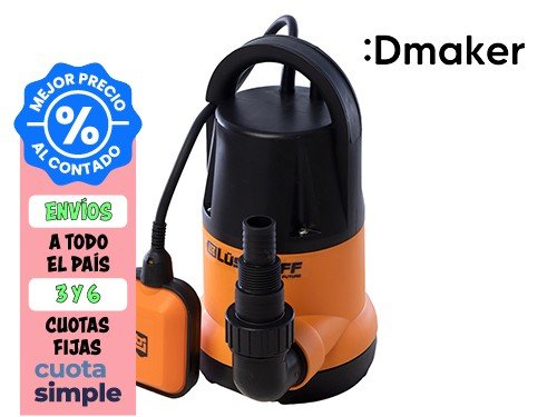 BOMBA SUMERGIBLE LUSQTOFF 0.5HP 400W 166L/MIN