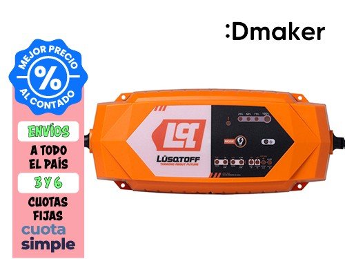 CARGADOR DE BATERIA SMART LUQSTOFF LCT-7000 120W AUTO MOTO