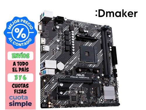 MOTHERBOARD ASUS PRIME A520M-K AM4 DDR4 M.2 - PCIe 3.0 - PCIe 4.0