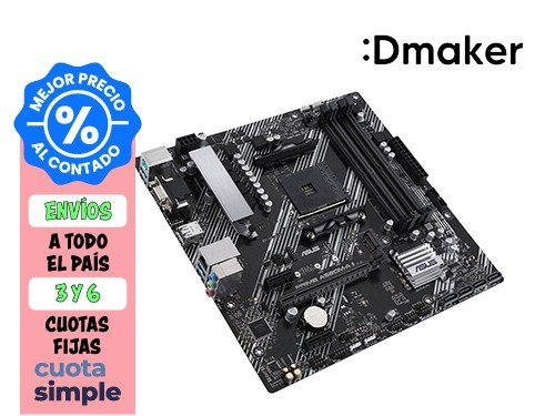 MOTHERBOARD ASUS PRIME A520M-A II AM4 DDR4 AURA SYNC - RGB - PCIe 5.0