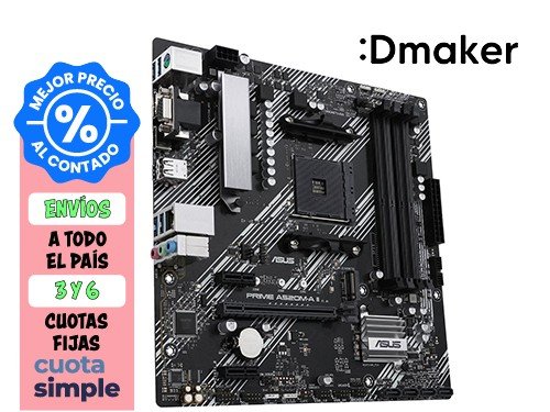 MOTHERBOARD ASUS PRIME A520M-A II AM4 DDR4 AURA SYNC - RGB - PCIe 5.0