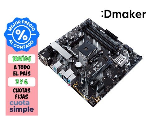 MOTHERBOARD ASUS PRIME B450M-A II - CSM AM4 DDR4 - PCIe 3.0