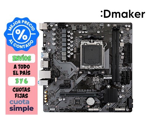 MOTHERBOARD GIGABYTE ULTRA DURABLE A620M-H 1.0 - AM5 DDR5 - 3 PCIE 4.0