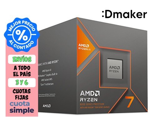 MICROPROCESADOR AMD RYZEN 7 8700G AM5 OCTA CORE 4.2 GHZ - 5.1 GHZ BOX