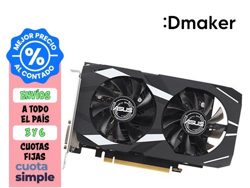 PLACA DE VIDEO ASUS DUAL GEFORCE RTX 3050 6GB GDDR6 OC EDITION FP32