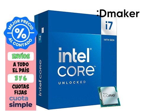 MICROPROCESADOR INTEL CORE I7-14700K 14TH GEN LGA1700 