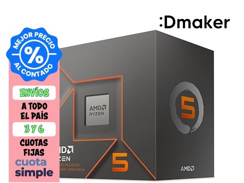 MICROPROCESADOR AMD RYZEN 5 8500G AM5 HEXA CORE 3.5 GHZ- 5.0 GHZ -BOX