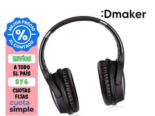 AURICULAR INALÁMBRICO OVER EARS ARGOMTECH ULTIMATE SOUND PRO NEGRO