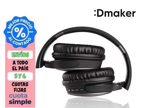 AURICULAR INALÁMBRICO OVER EARS ARGOMTECH ULTIMATE SOUND PRO NEGRO