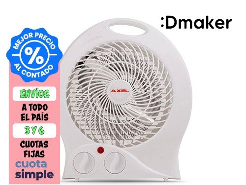 CALOVENTOR ELÉCTRICO AXEL AXCA 1900W 3 NIVELES