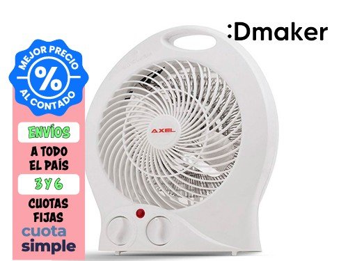 CALOVENTOR ELÉCTRICO AXEL AXCA 1900W 3 NIVELES