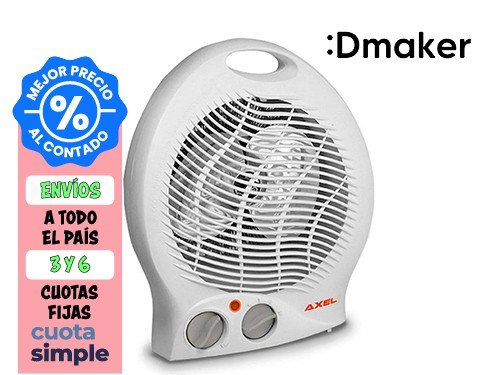 CALOVENTOR ELÉCTRICO AXEL AXCA 1900W 3 NIVELES