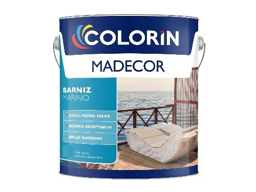 Barniz Marino Madecor exterior brillante Colorín 1 litro