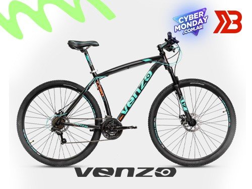 BICICLETA RODADO 29 VENZO LOKI 2025 21 VELOCIDADES SHIMANO