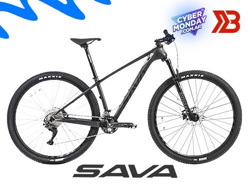 Bicicleta Rodado 29 MTB SAVA DECK 5.0 Carbono 2x11 Shimano Deore