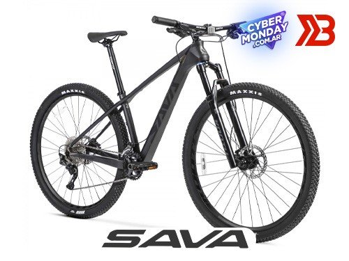 Bicicleta Rodado 29 MTB SAVA DECK 5.0 Carbono 2x11 Shimano Deore