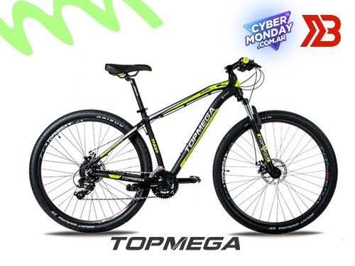 BICICLETA TOPMEGA THOR LITE RODADO 29 24 VELOCIDADES FRENOS A DISCO