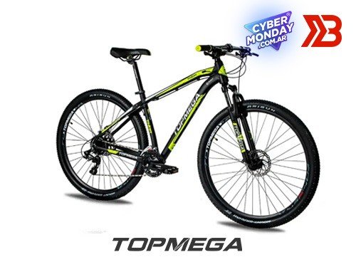 BICICLETA TOPMEGA THOR LITE RODADO 29 24 VELOCIDADES FRENOS A DISCO