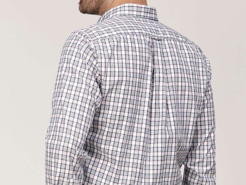 Camisa regular fit a cuadros-Huapi