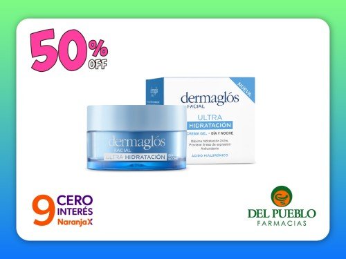 Crema Gel Dermaglos Facial Ultra Hidratación x 50 gr