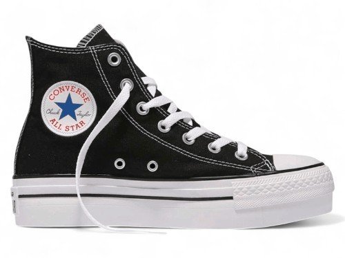 Zapatillas Converse Mujer Chuck Taylor Hi Plataforma Negro