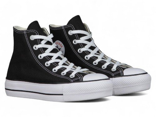 Zapatillas Converse Mujer Chuck Taylor Hi Plataforma Negro