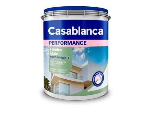 Pintura exterior mate Casablanca Performance Frentes 20 litros