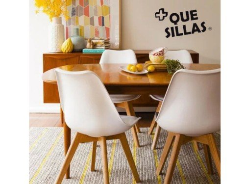 Silla Tulip nordica patas de madera