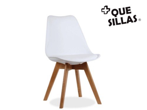 Silla Tulip nordica patas de madera