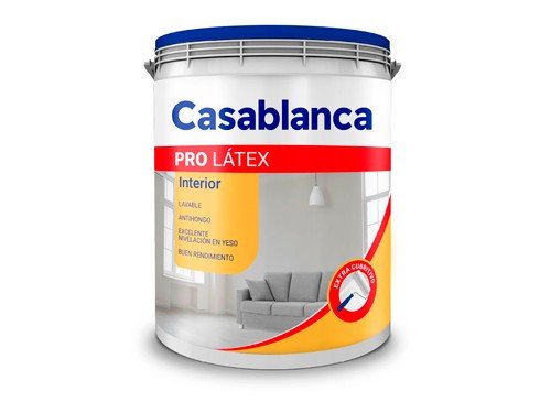 Pintura látex interior blanco mate Casablanca Pro 20 litros