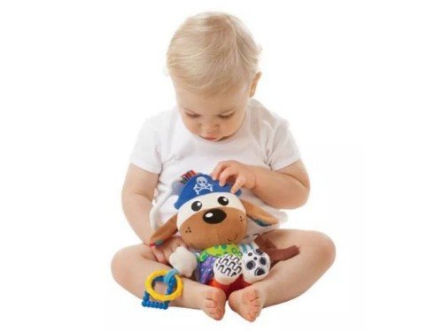 Sonajero Peluche Didáctico Playgro Capitán Canino