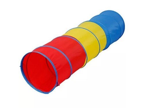 Tunel Infantil Autoarmable Sensorial para Carpa Colores