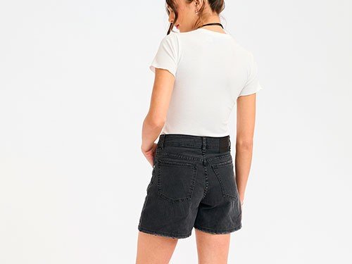 SHORT MOM MUJER NURIA NEGRO SANTA BOHEMIA