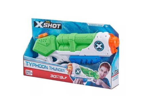 Pistola de agua X-shot Typhoon Thunder 550ml lanza agua hasta 9 mts