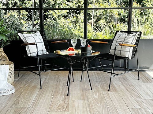 Set de sillones con mesa para exterior modelo Buenos Aires