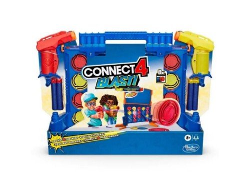 Connect 4 Blast Nerf Con Dardos 4 En Línea Hasbro