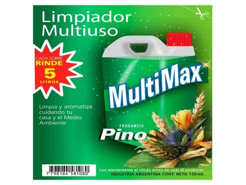 Limpiador Multiuso Pino Multimax - Pedido Mínimo: $110.000 - SOLO CABA