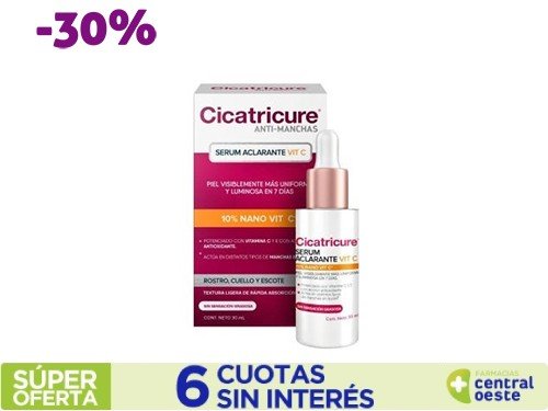 Serum Facial Cicatricure Aclarante Vitamina C x30ml