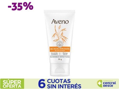 Gel Facial Aveno Piel Normal A Mixta Sensible x50gr   