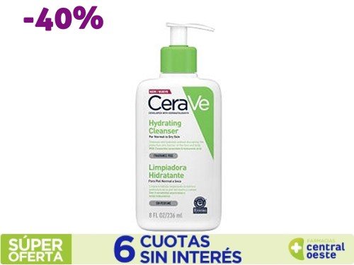 Gel Facial Cerave Limpiador Hidratante x236ml