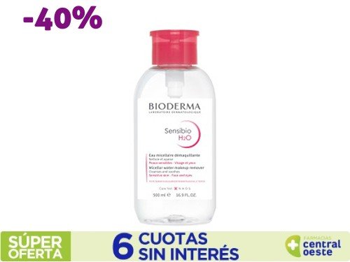 Agua Micelar Bioderma Sensibio Bio Sensibio H2O x500ml