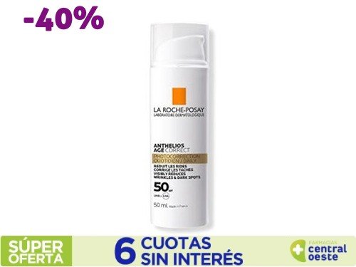 Protector Solar La Roche-Posay Anthelios Age Correct  FPS50 x50ml