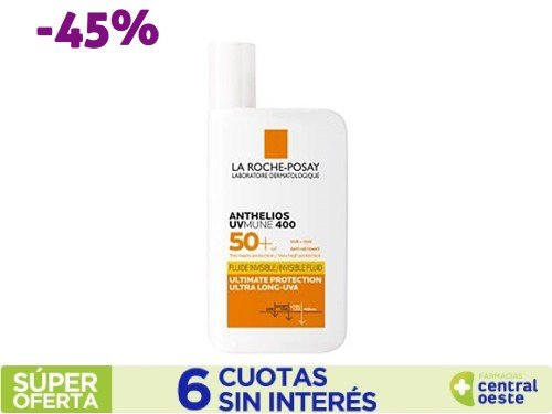 Protector Solar La Roche-Posay Anthelios Uv Fluid Invi FPS50 x50ml