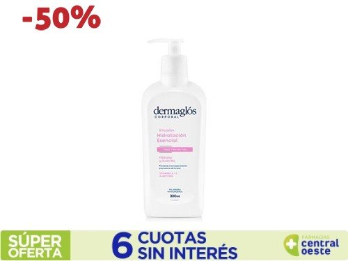 Emulsion Dermaglos Corporal Hidratacion Esencial x300ml