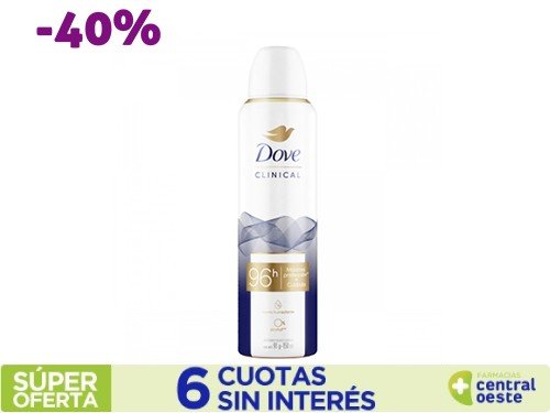 Desodorante En Aerosol Dove Clinical W x150ml