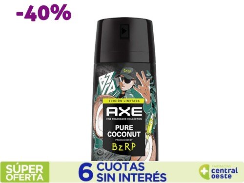 Desodorante Aerosol AXE Pure Coconut 150 ml