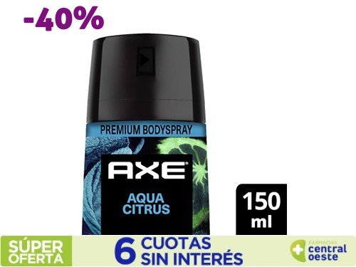 Desodorante Aerosol AXE Aqua Citrus 150 ml